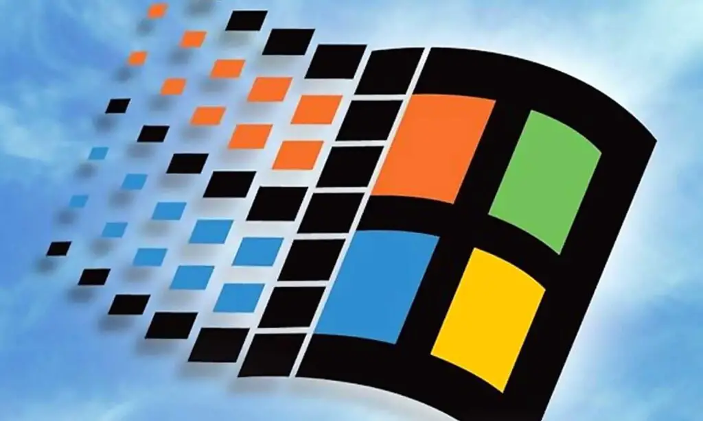 Windows 95 and 98 might share the very same logo, but they are in fact a little bit different from each other (with 3 years between their respective releases).