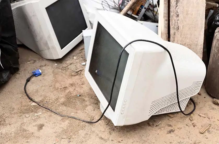 There are a lot of decommissioned CRT displays out there, sadly many of them already thrown away and discarded of.