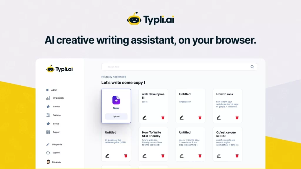 All the articles you generate using Typli.AI are completely free to use in any way you like!