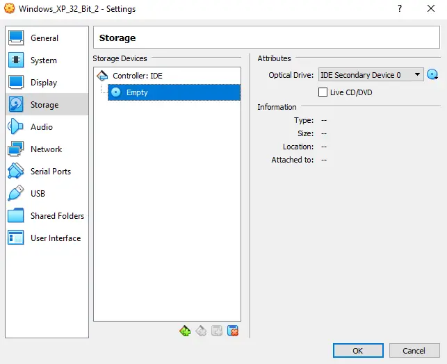 Importing the ISO image to the virtual disc drive is a matter of a few clicks.