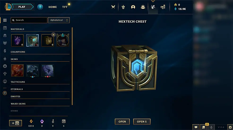 All done, enjoy your Hextech Loot!