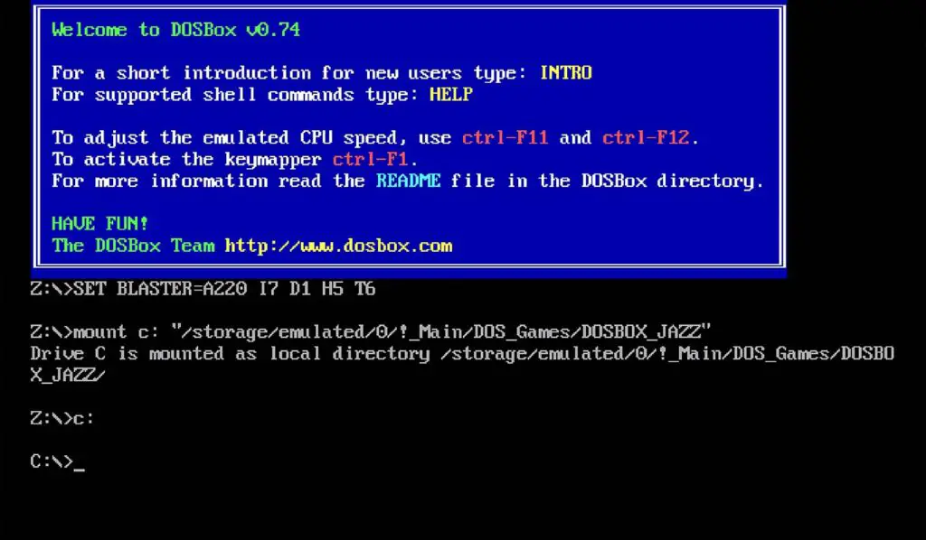 As DosBox is a direct and complete emulator of MS-DOS, just like the original DOS environment it doesn't support scrolling up or down in the system console. There is a neat workaround for this though!