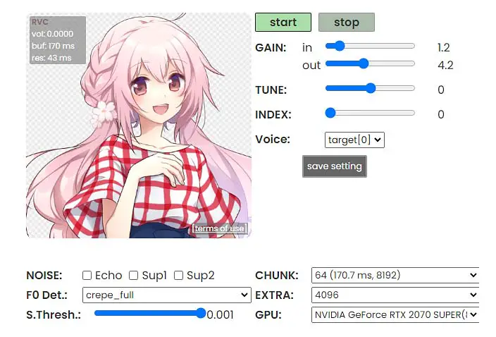 The Okada Voice Changer GUI is pretty straightforward. Let's get to how exactly to start changing your voice right away!