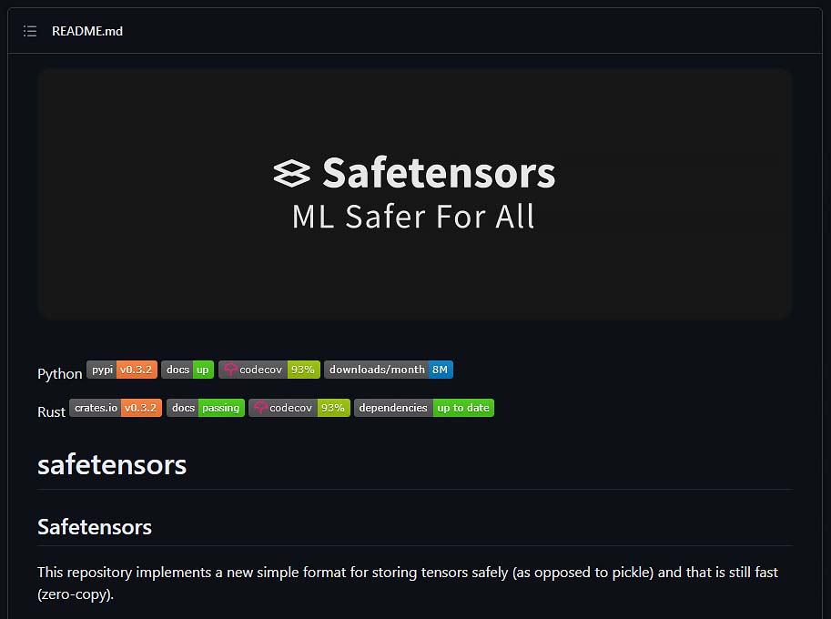 What is Safetensors, and how does it differ from ckpt?