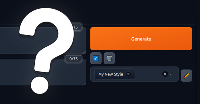Where Is The Save Style Button? - Stable Diffusion WebUI New Version Differences