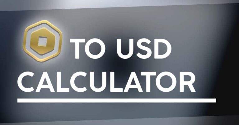 Robux To USD Currency Calculator - Tech Tactician