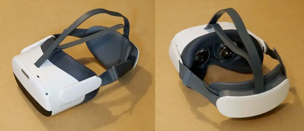 Pico Neo 3 headset front and back view.