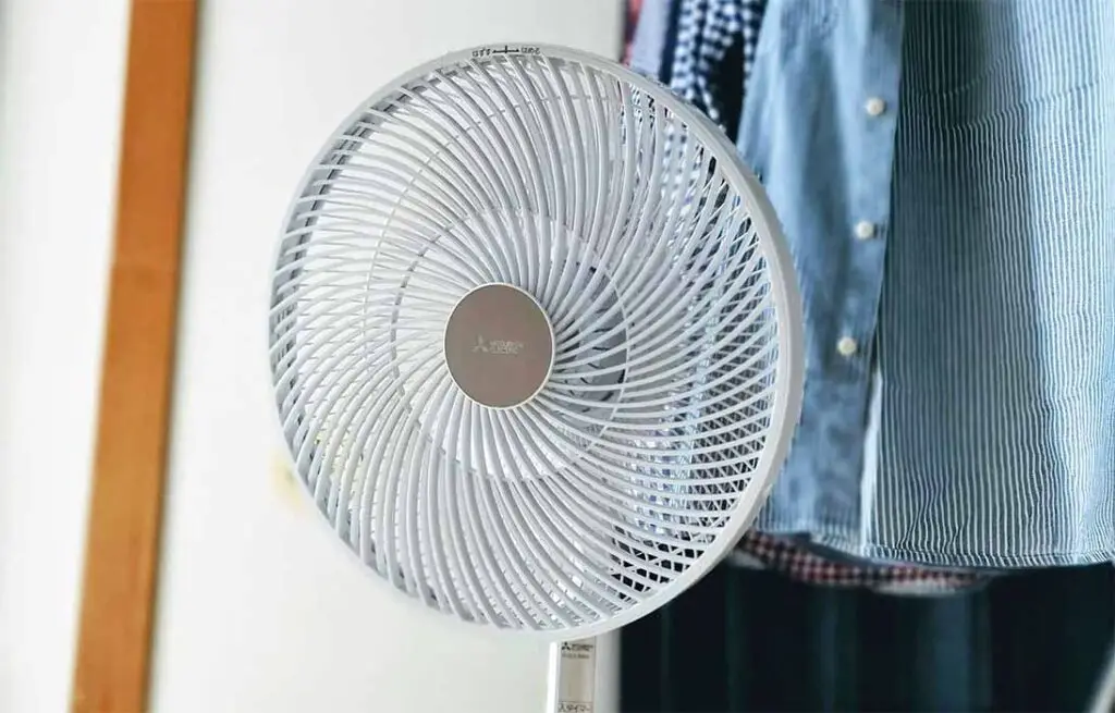 A simple cooling fan closeup.