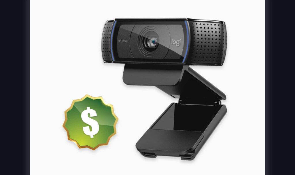 Logitech C920 used is one of the best picks for a budget streaming webcam.