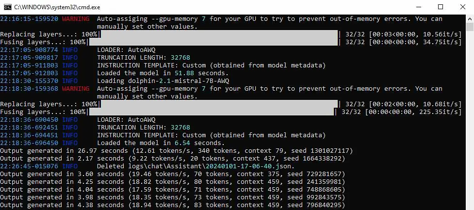 NVIDIA RTX 2070 SUPER with the OobaBooga WebUI.