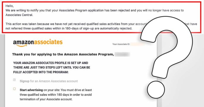 What Happens If You Don't Refer 3 Sales in 180 Days? - Amazon Affiliate