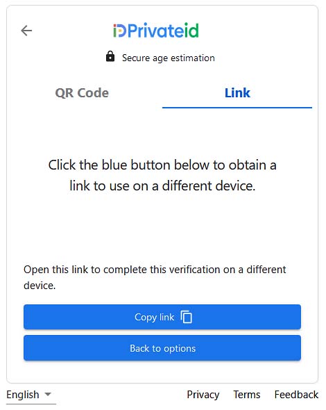 The link option.