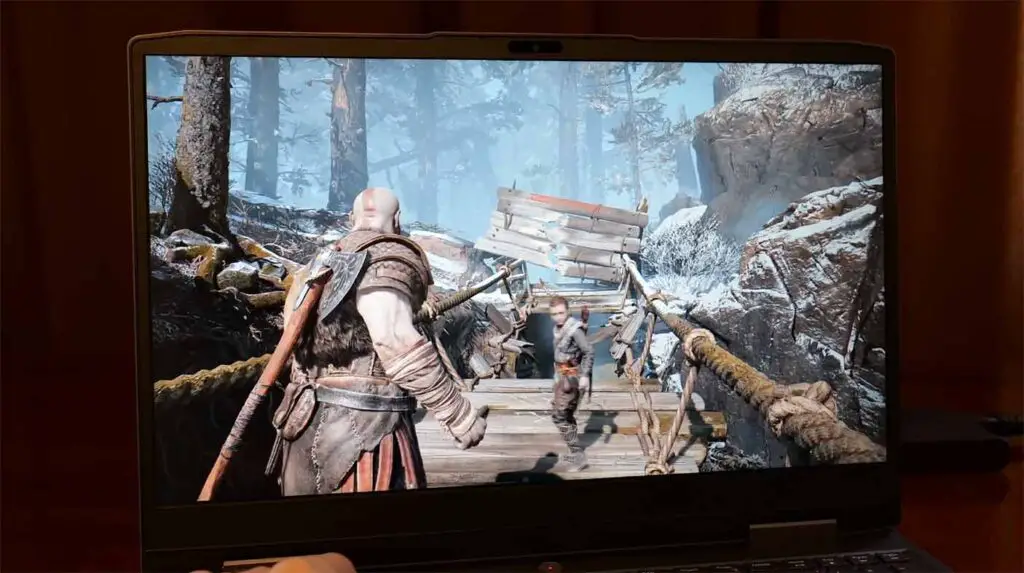 God of War, Ultra settings, Lenovo LOQ 15IRH8.