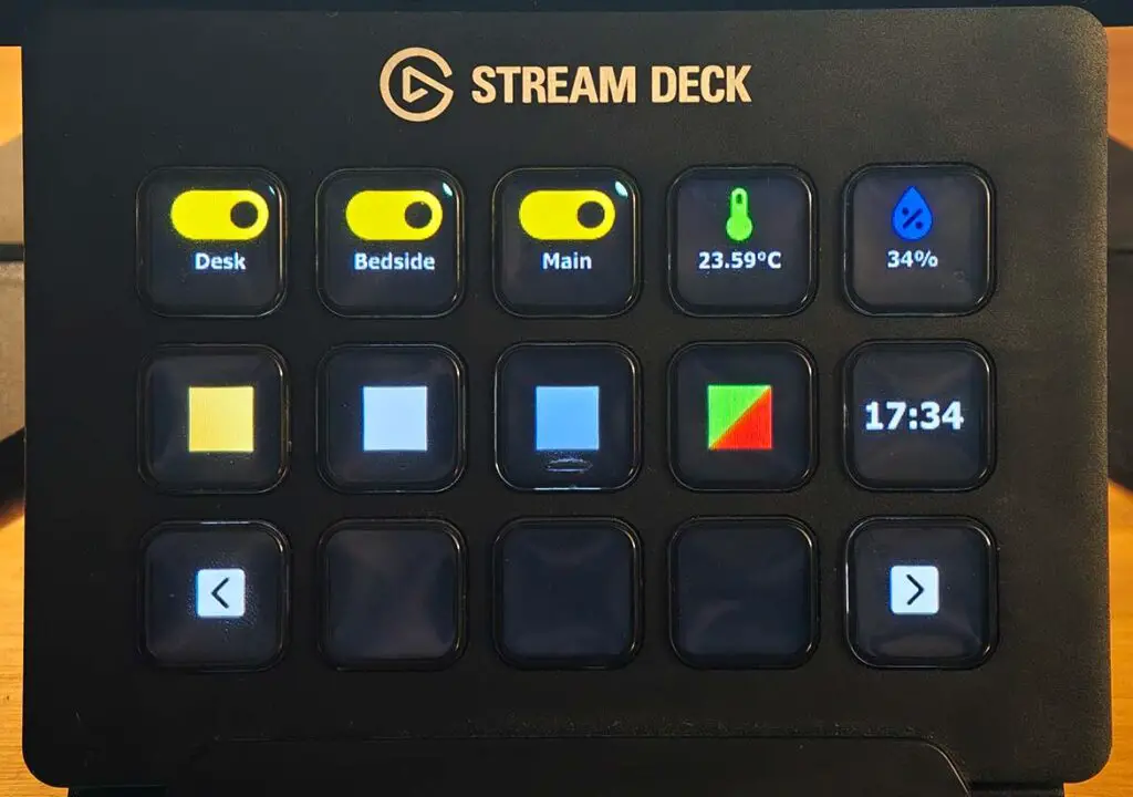 My simple Stream Deck Home Assistant setup.