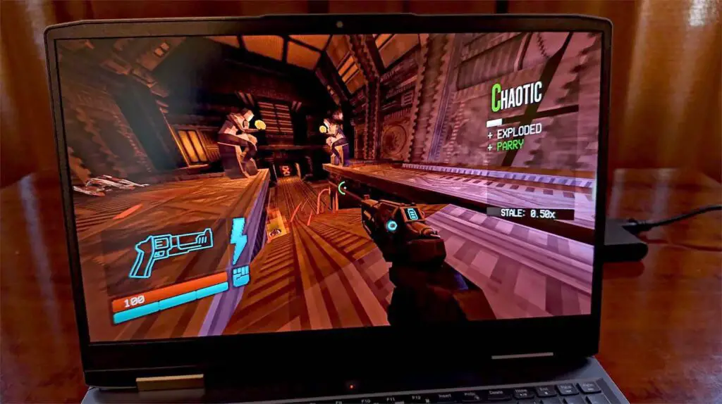 Lenovo LOQ 15 1080p 144Hz display gaming tests.