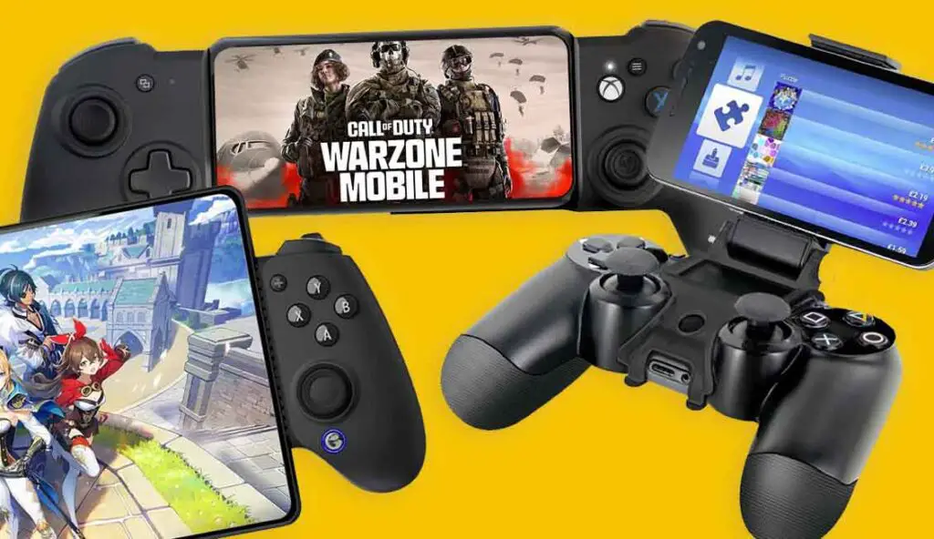 Smartphone emulation and clip-on controllers.