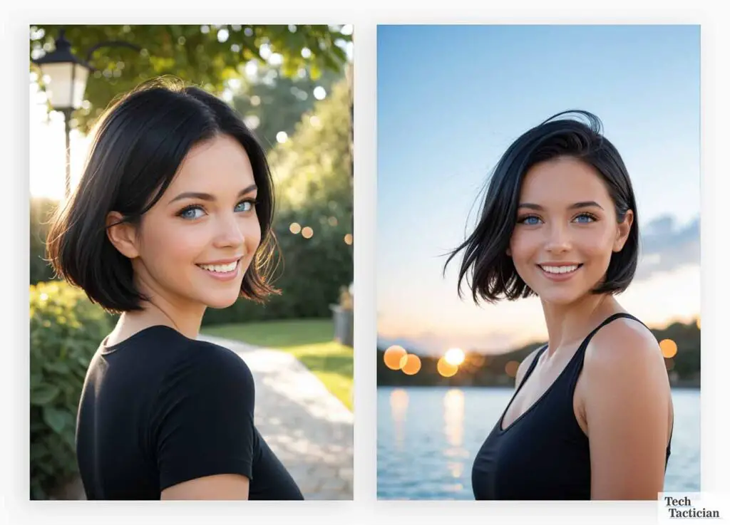 Two realistic generations made with the help of the CyberRealistic CyberIllustrious fine tune.