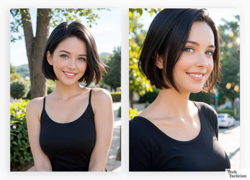 Examples of Stable Yogi Realism Illustrious model outputs.