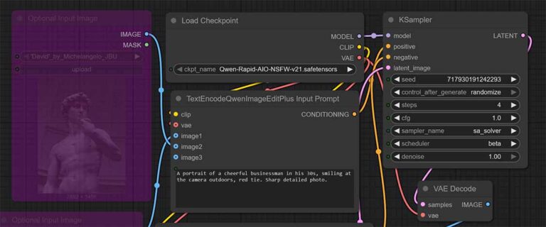How To Run Qwen Image Edit in ComfyUI (Rapid AIO Workflow, Step-by-Step ...