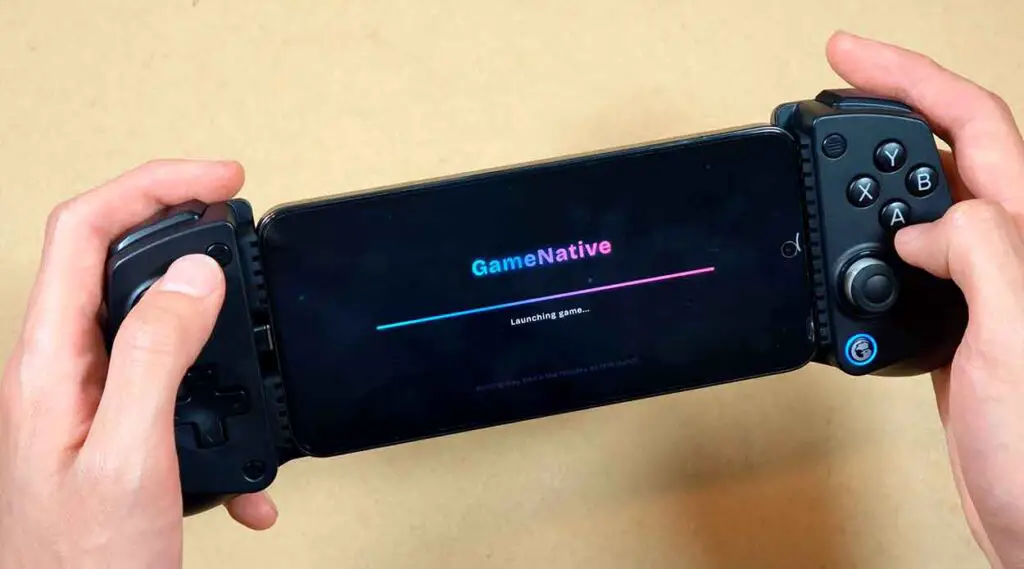 The game launch screen in GameNative.