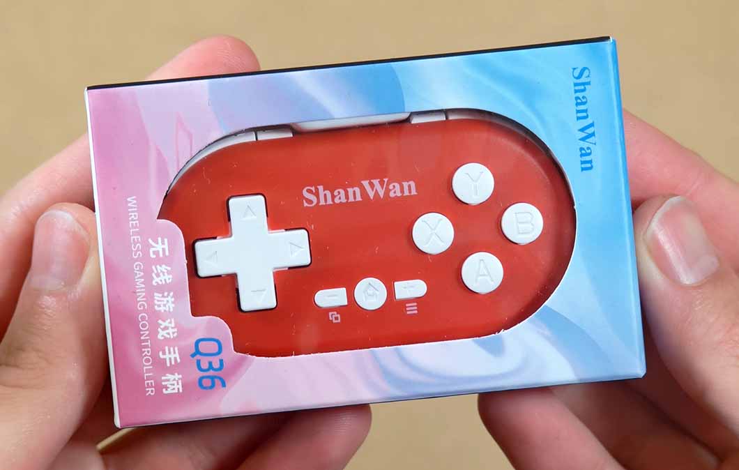 ShanWan Q36 retail box before the unboxing.