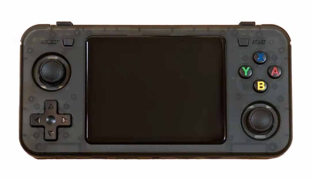 R36H horizontal retro handheld console