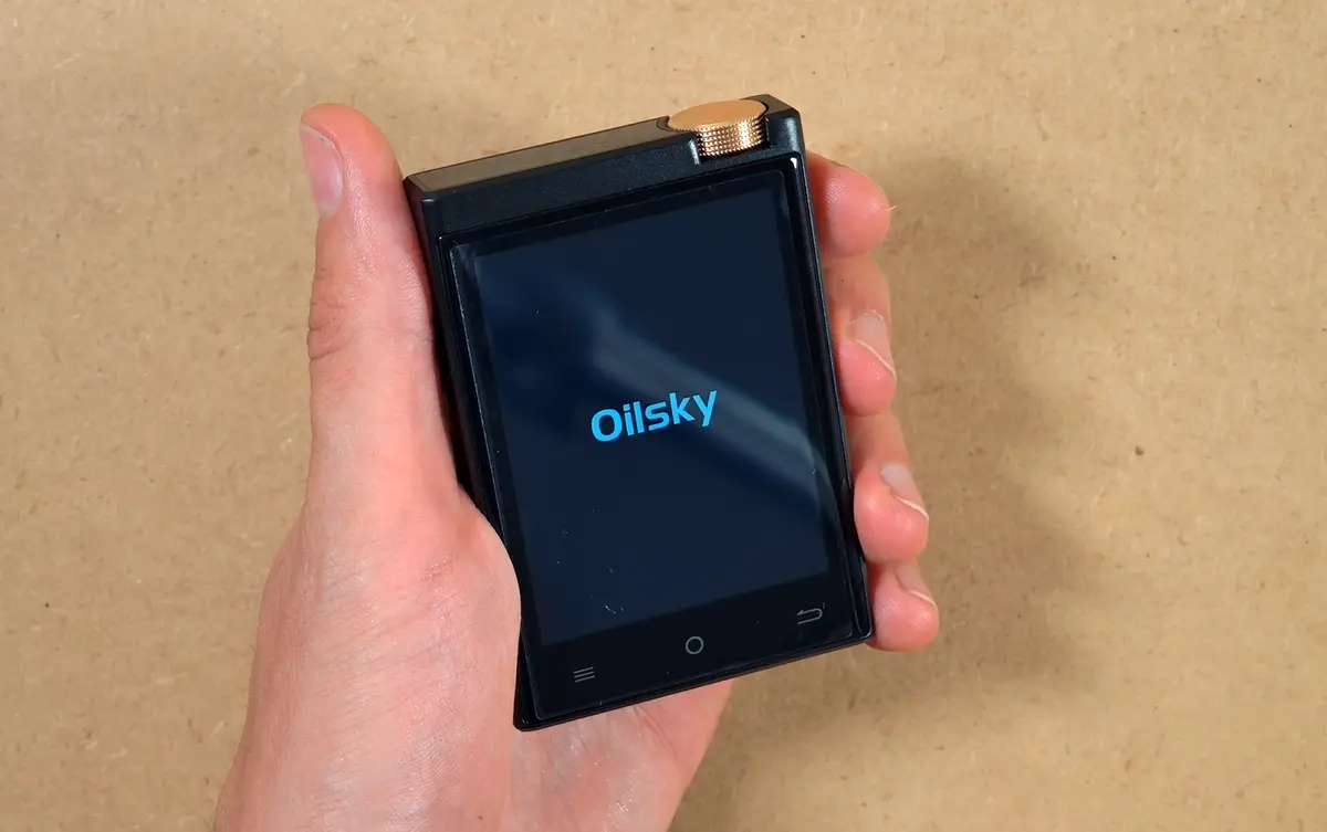 Oilsky M308 turning on for the first time.