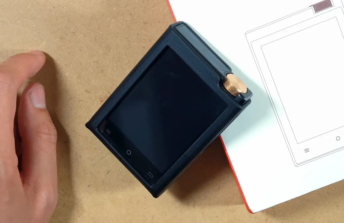 Oilsky M308 fitted into its stock protective case.