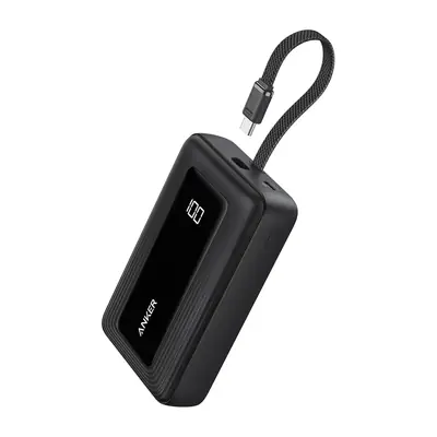 Anker Zolo 20000mAh 30W power bank with built-in USB-C cable