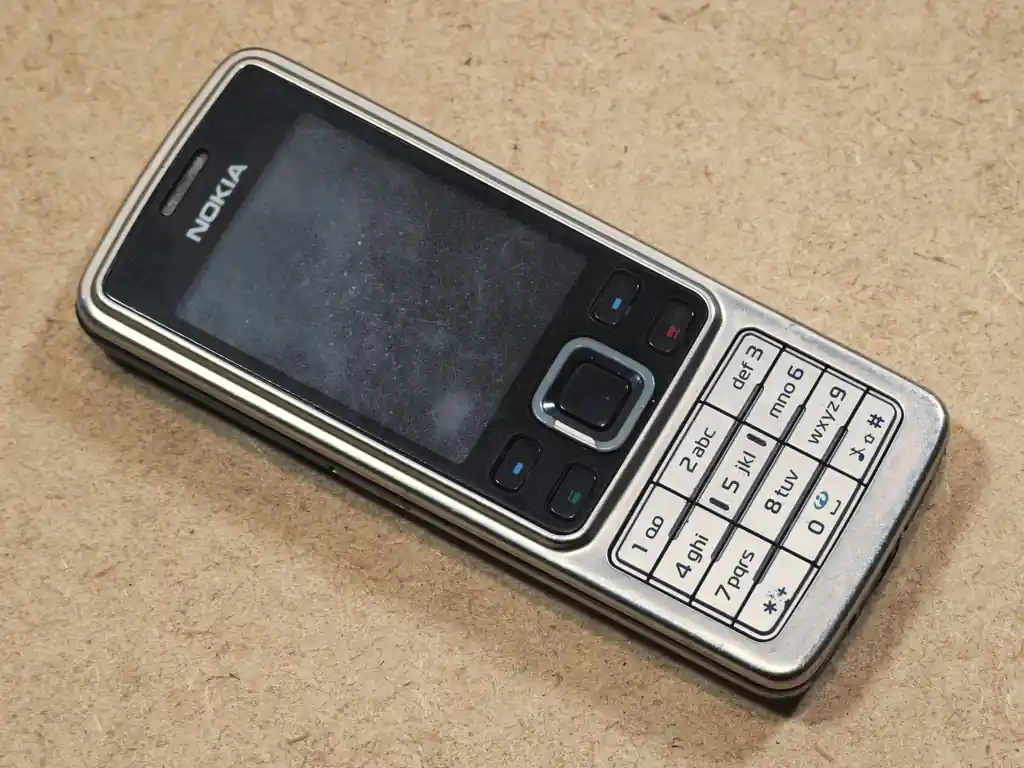 Nokia 6300 steel phone.